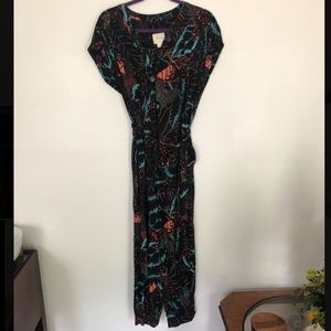 Maeve Tropical Pattern Jumpsuit